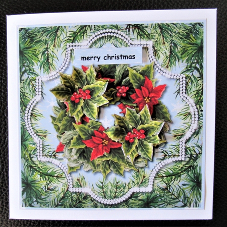 Christmas Floral Topper by Davina Rundle