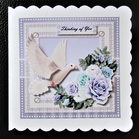 Sympathy Dove & Roses Mini Kit by Davina Rundle