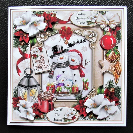 Snowman Family Mini Page Kit by Davina Rundle
