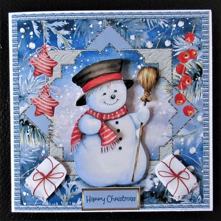Snowmans Christmas 6x6 by Davina Rundle