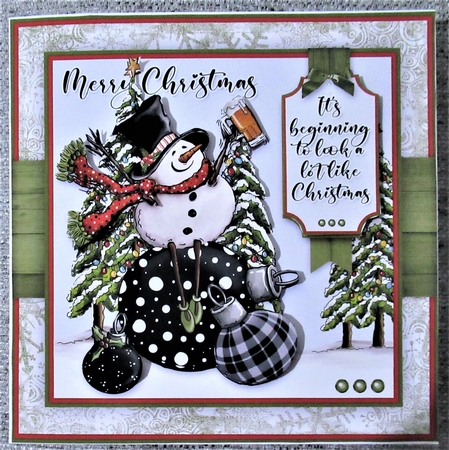 Beer Snowman Mini Kit by Davina Rundle