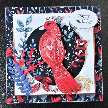 Gorgeous Woodlands Folk Art - Bird by Davina Rundle