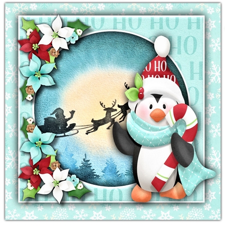 7x7  The Christmas Penguin  by Davina Rundle