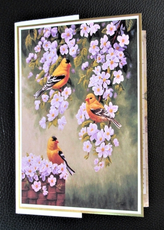 2022 Calendar Yellow Birds by Davina Rundle
