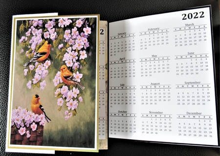 2022 Calendar Yellow Birds by Davina Rundle
