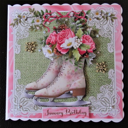 Winter Skates & Roses Mini Kit by Davina Rundle