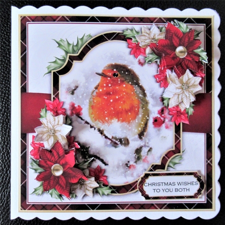 Tartan Christmas Robin Mini Kit 1 by Davina Rundle