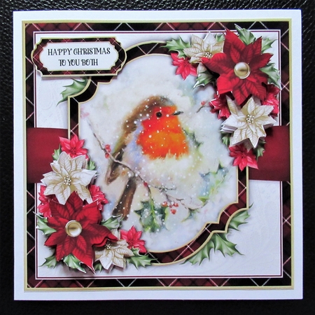 Tartan Christmas Robin Mini Kit 2 by Davina Rundle