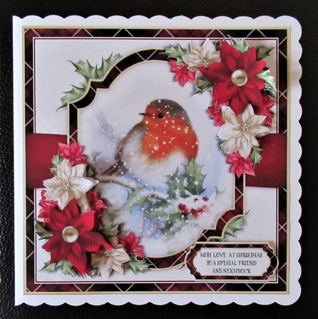 Tartan Christmas Robin Mini Kit 3 by Davina Rundle