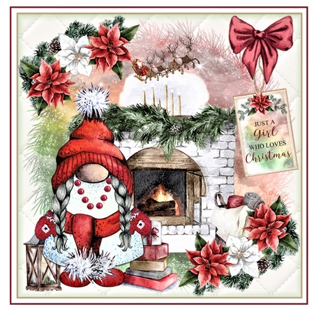 Just A Girl Who Loves Christmas Mini Page Kit by Davina Rundle