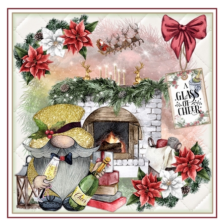 A Glass Of Cheer Mini Page Kit by Davina Rundle