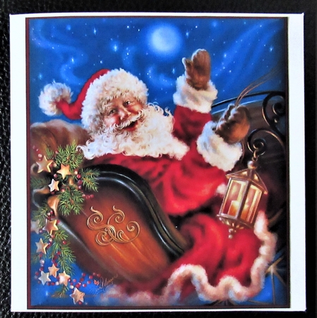 Santa Flight Toppers by Davina Rundle