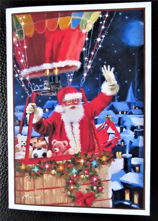 Santa Flight Toppers by Davina Rundle