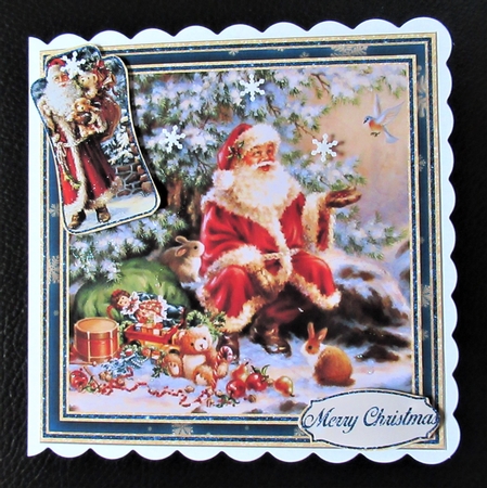 Christmas Cheers (Blue) Mini Kit #5 No Flowers** by Davina Rundle