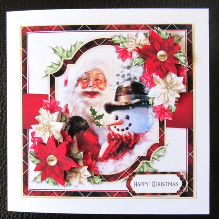 Tartan Christmas Santa Mini Kit 1 by Davina Rundle