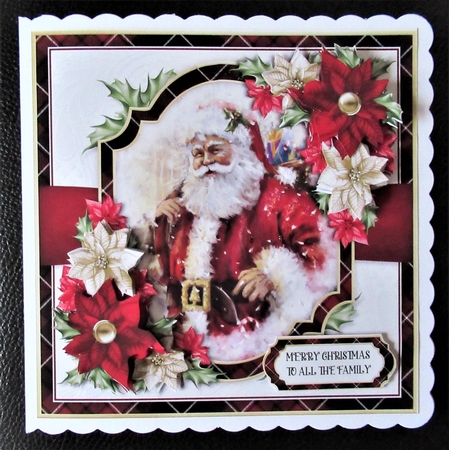 Tartan Christmas Santa Mini Kit 2 by Davina Rundle