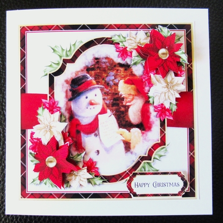 Tartan Christmas Santa Mini Kit 3 by Davina Rundle