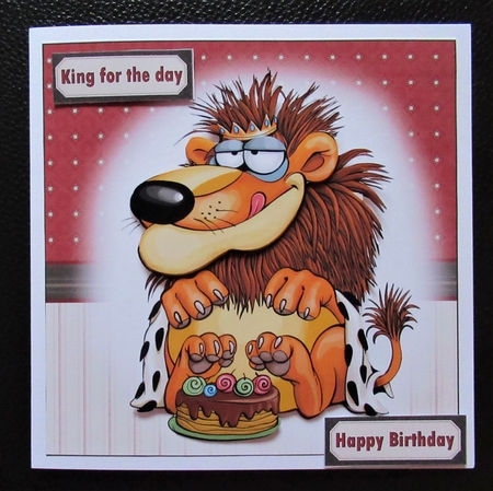 8x8 King for the day mini kit by Davina Rundle