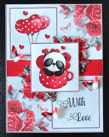 Valentine Panda Mini Kit by Davina Rundle