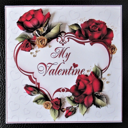 8x8 Roses for my Valentine mini kit by Davina Rundle