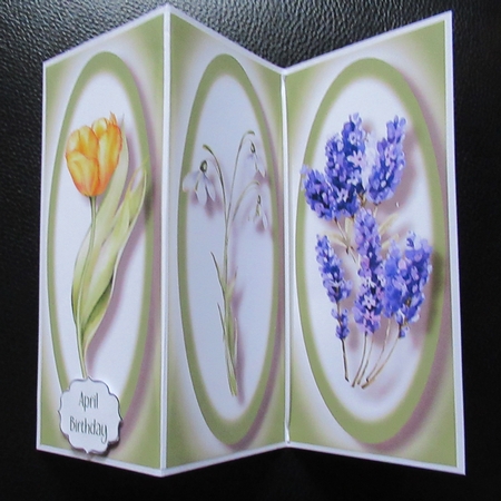 Simple Floral DL Trio Quick Toppers Sheet 1 by Davina Rundle