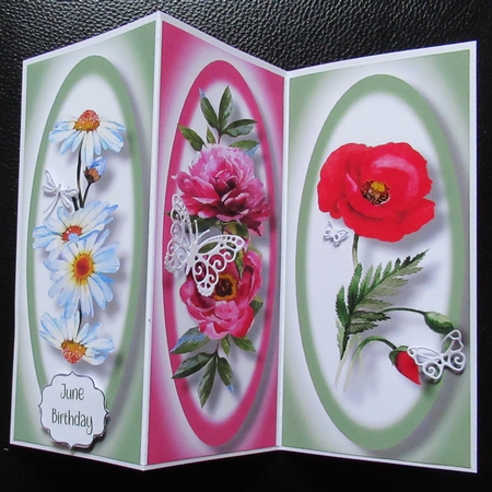 Simple Floral DL Trio Quick Toppers Sheet 5 by Davina Rundle