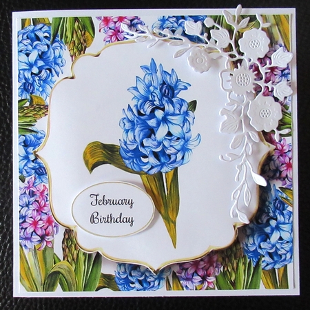 6x6 Watercolour Floral - Hyacinth by Davina Rundle