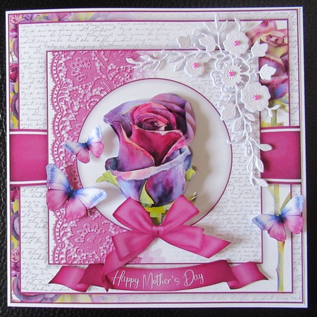 A Single Rose Mini Kit by Davina Rundle