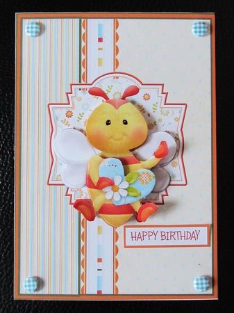 BEE my Valentine A5 by Davina Rundle