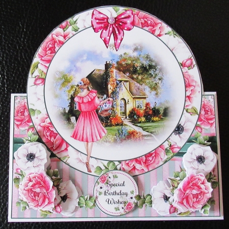Visiting Wisteria Cottage Shaped Mini Page Kit by Davina Rundle