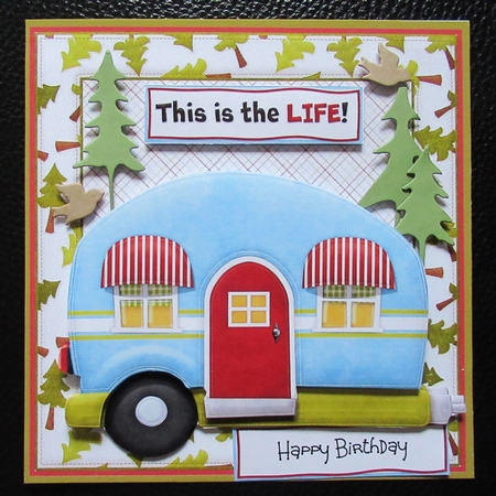 Caravan holidays 6x6 by Davina Rundle
