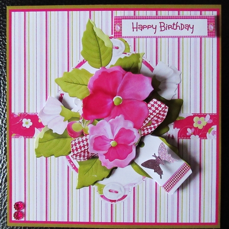 Pink Petunia 6x6 by Davina Rundle