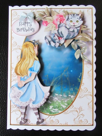 Alice & The Cheshire Cat by Davina Rundle