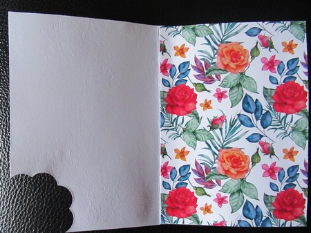 Flowers Pattern Background Paper 1 by Davina Rundle