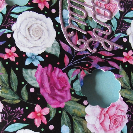 Flowers Pattern Background Paper 4 by Davina Rundle
