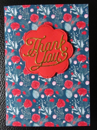 Flowers Pattern Background Paper 5 by Davina Rundle