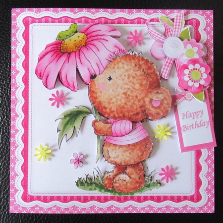 8x8 especially for you Ted mini kit by Davina Rundle