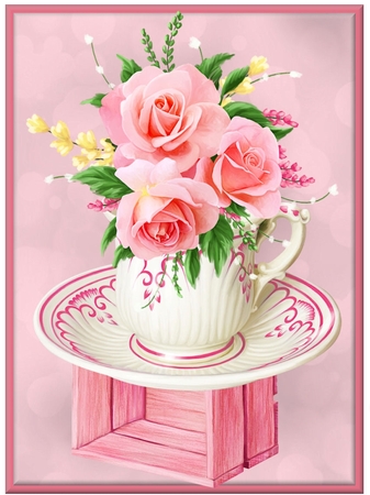 Floral Cup by Davina Rundle