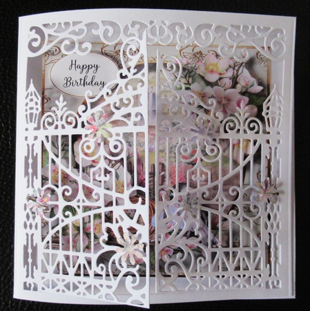 Birds Nest At The Rose Cottage 2 8x8 by Davina Rundle