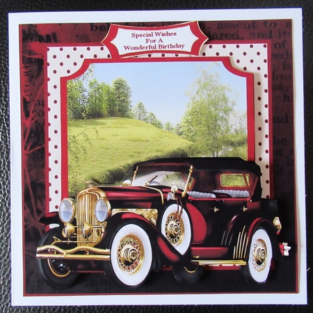 Beautiful Vintage Car - Mini Kit by Davina Rundle