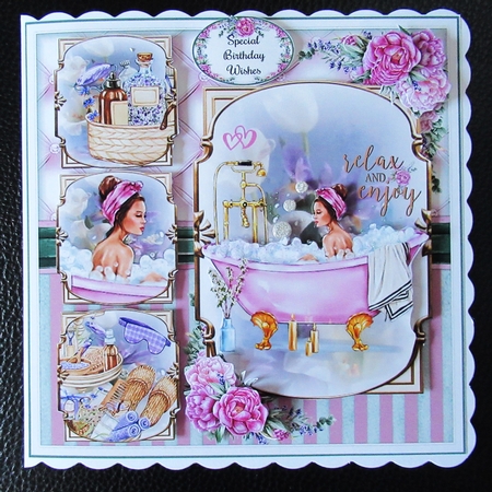 Relax And Enjoy Mini Page Kit  by Davina Rundle