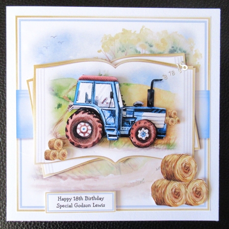 Tractor Farming Open Book Mini Kit by Davina Rundle