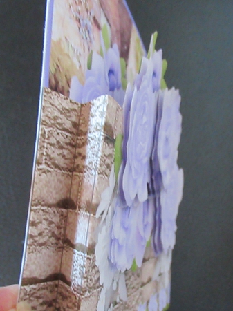 Lilac Roses - Garden Wall Card Mini Kit by Davina Rundle