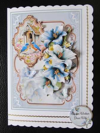 Lilies And Birds 04 Mini Page Kit  by Davina Rundle