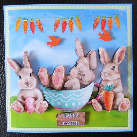 EASTER BUNNIES mini kit by Davina Rundle