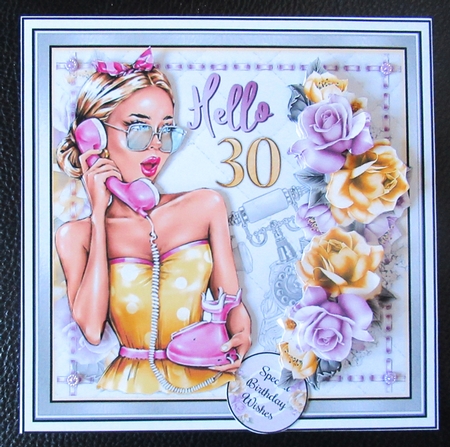 An Old Fashioned Hello 30 Mini Page Kit  by Davina Rundle
