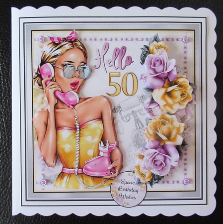An Old Fashioned Hello 50 Mini Page Kit  by Davina Rundle