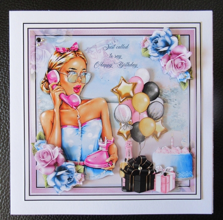 Just Called To Say Happy Birthday Mini Page Kit by Davina Rundle