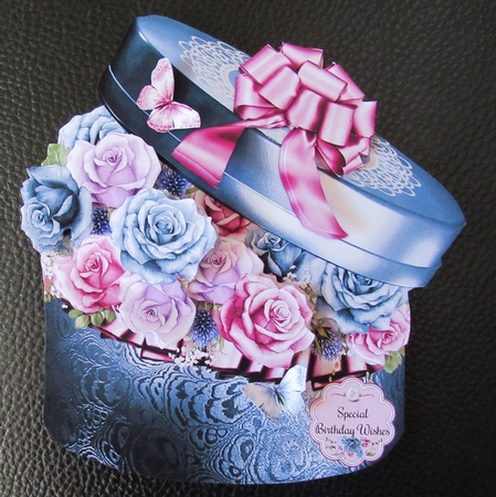 Box Of Summer Roses Bumper Shaped Mini Page Kits  by Davina Rundle