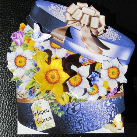 Box Of Spring Flowers Shaped Mini Page Kit  by Davina Rundle